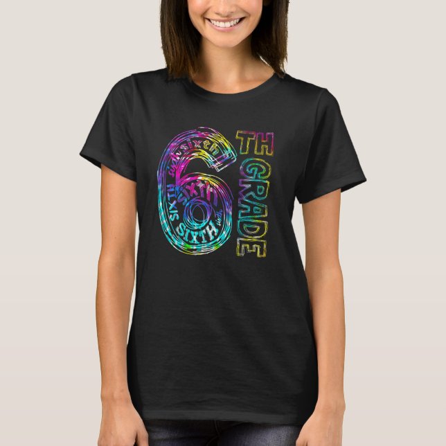 T-shirt 6th Grade Hello Sixth Grade Squad Back To School T (Devant)
