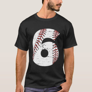 T-shirt 6Th Of Or 6 Baseball Six