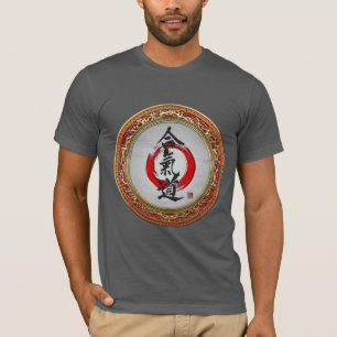 T-shirt [700] Calligraphie japonaise - Aikido