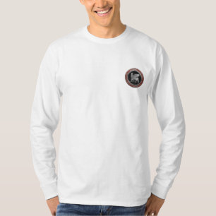 T-shirt [700] Taureau ailé assyrien - Lamassu argenté