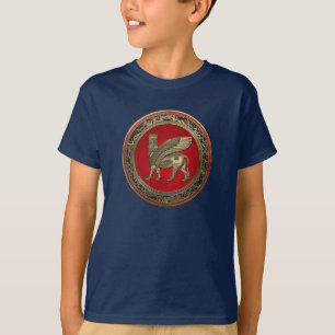T-shirt [700] Taureau ailé assyrien - Lamassu d'or