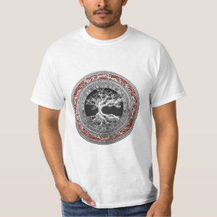 T-shirt [700] Treasure Trove : Celtic Tree of Life [Argent