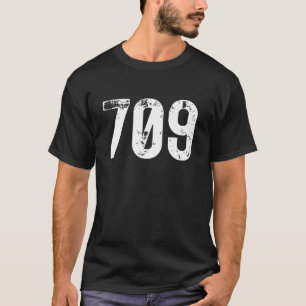 T-shirt 709 Indicatif régional Terre-Neuve Labrador Mobile