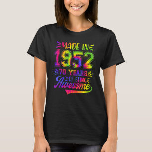 T-shirt 70 Ans 70e Anniversaire Teinture Etre génial M