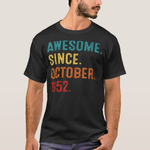 T-shirt 70 Ans 70ème Anniversaires Hommes stupéfaits depui