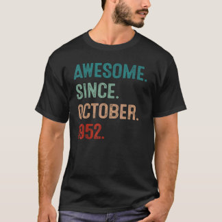 T-shirt 70 Ans 70ème Anniversaires Hommes stupéfaits depui