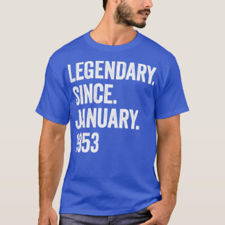 T-shirt 70 ans de légende depuis janvier 1953 70e annivers