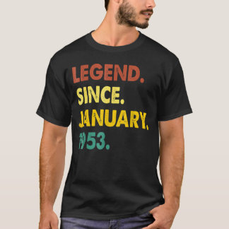 T-shirt 70 ans de légende depuis janvier 1953 70e annivers