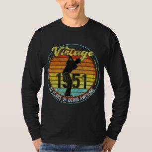 T-shirt 70 ans et toujours en train de se balancer 70e ann