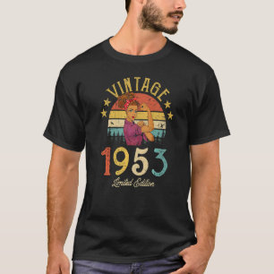 T-shirt 70 ans Vintage 1953 70e anniversaire 8