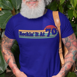 T-shirt 70 et Fabulous Vintage - Retro Sunset Anniversaire