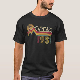 T-shirt 70E Anniversaire 1951 70 Ans Vintage Retro Styl