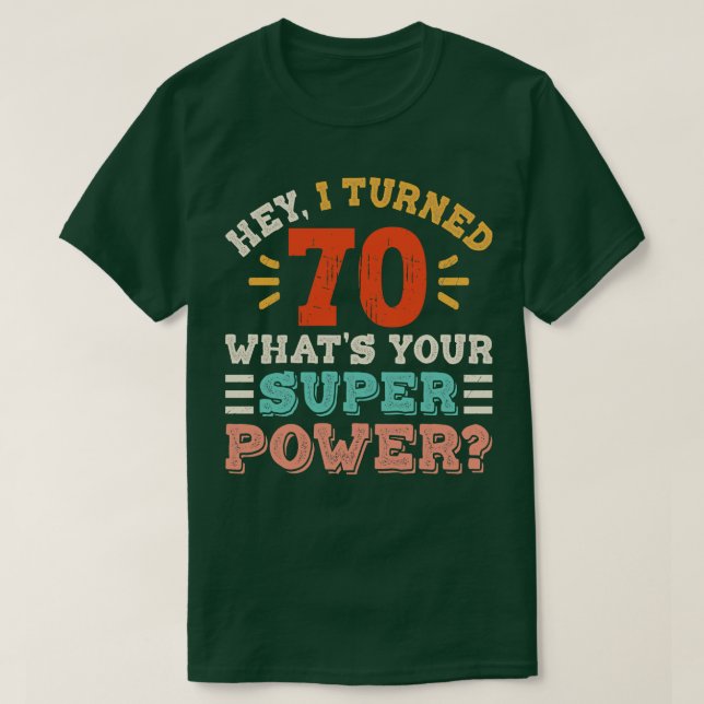 T-shirt 70e anniversaire 5 (Design devant)