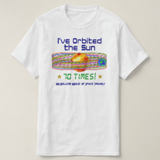 T-shirt 70e anniversaire ! 70ème Orbite du Soleil !