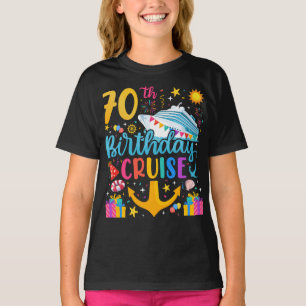 T-shirt 70e anniversaire Croisière B-Day Fille