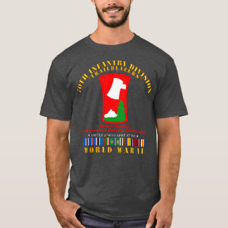 T-shirt 70e Division d'infanterie Trailblazers avec 2ÈME G