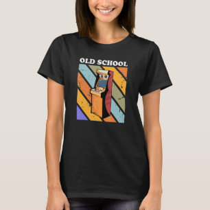 T-shirt 70s 80s 90s Vintage Retro Arcade Video Game Old Sc