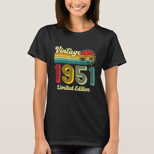 T-shirt 71 Décorations d'anniversaire 71e Anniversaire 195 (Devant)