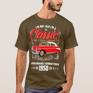T-shirt 71e anniversaire tenue grand-père papa 1950 cadea