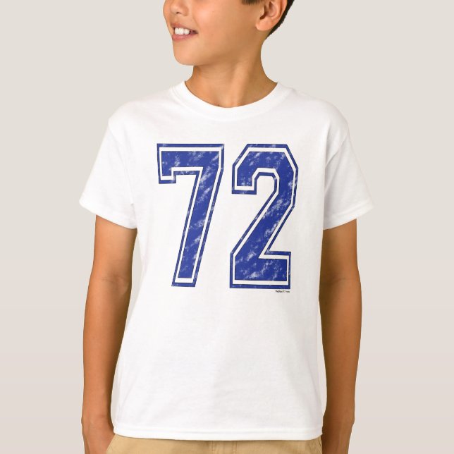 T-shirt 72 Jersey Personnalisé (Devant)