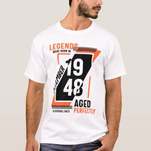 T-shirt 73E Anniversaire Légendes Sont Nées En Décembre 19