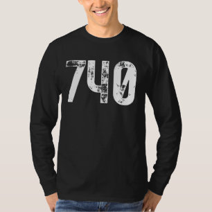 T-shirt 740 Indicatif régional Newark OH Téléphone mobile