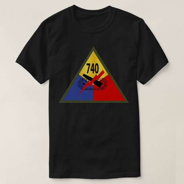 T-shirt 740e Bataillon de chars SSI (Design devant)