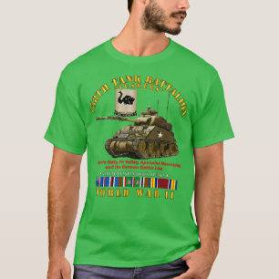 T-shirt 758e Bataillon de chars Tuskers avec chars 2ÈME GU
