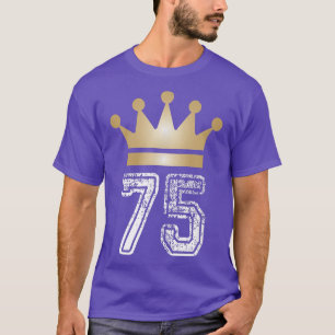 T-shirt 75 ans 75e anniversaire du roi de la Couronne