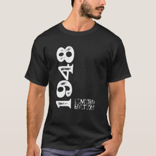 T-shirt 75e anniversaire 75 ans Homme Femme Rétro Vintage 