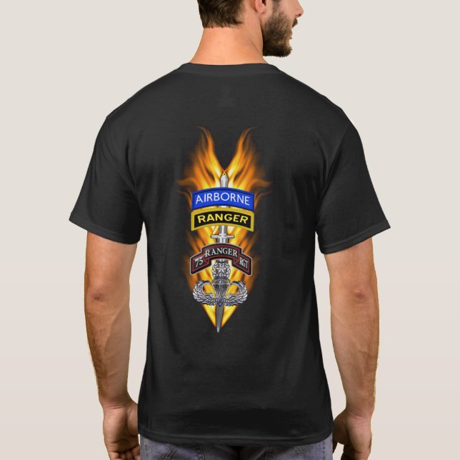 T-shirt 75e Ranger Regiment Ranger "Sua Sponte" (Dos)