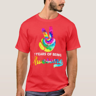 T-shirt 76 Ans D'Être Un Magnifique Tie Dye Anniversaire
