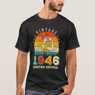 T-shirt 76E Anniversaire 1946 Edition Limitée Vintage 76 A