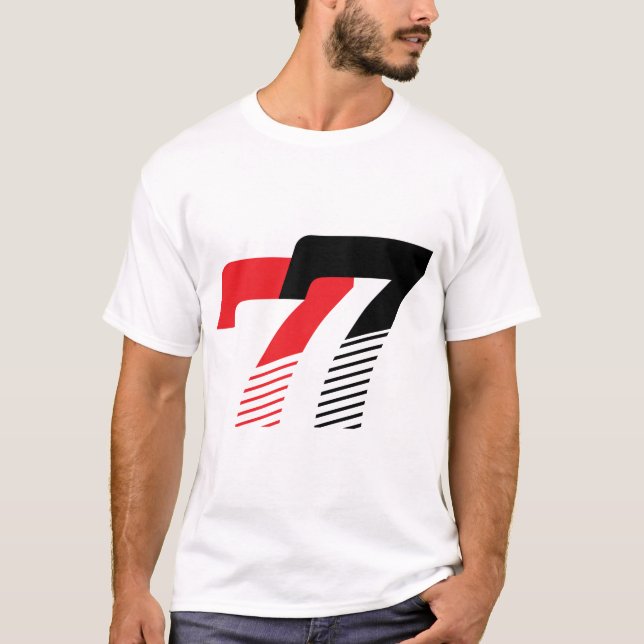 T-shirt 77 Design sportif moderne (Devant)