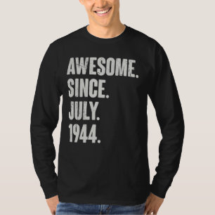 T-shirt 78 Ans 78ème Anniversaire Awesome depuis Juillet 1