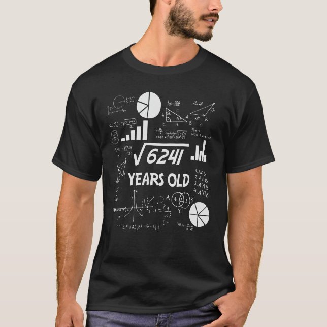 T-shirt 78 Ans Enseignant en mathématiques Anniversaires 7 (Devant)