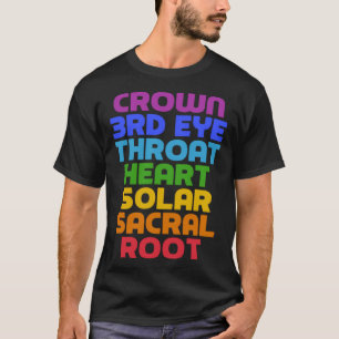 T-shirt 7 Chakras Citation Yoga Cool