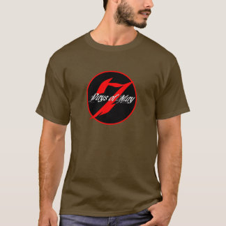 T-shirt 7 jours de peuvent le logo rond T