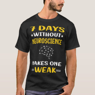 T-shirt 7 Jours Sans Neuroscience Neuroscientifique