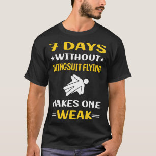 T-shirt 7 jours sans vol en wingsuit Wingsuiting