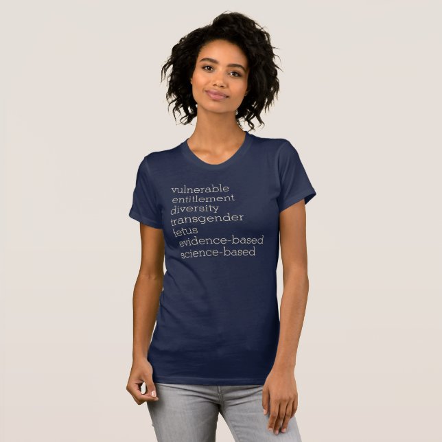 T-shirt 7 mots (Devant entier)