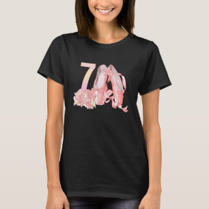 T-shirt 7e anniversaire Ballet Dancer Ballet Chaussons Bal