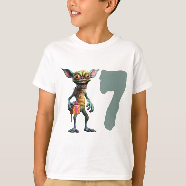 T-shirt 7e anniversaire Gremlin (Devant)