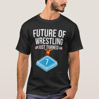 T-shirt 7E Anniversaire Lutte T 7 Anniversaire Cadeau