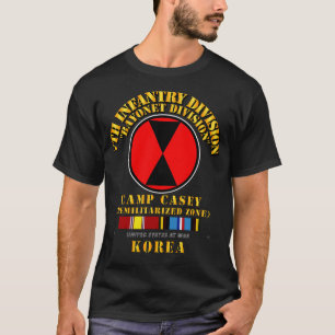 T-shirt 7e division d'infanterie Corée Cp Casey w SVC