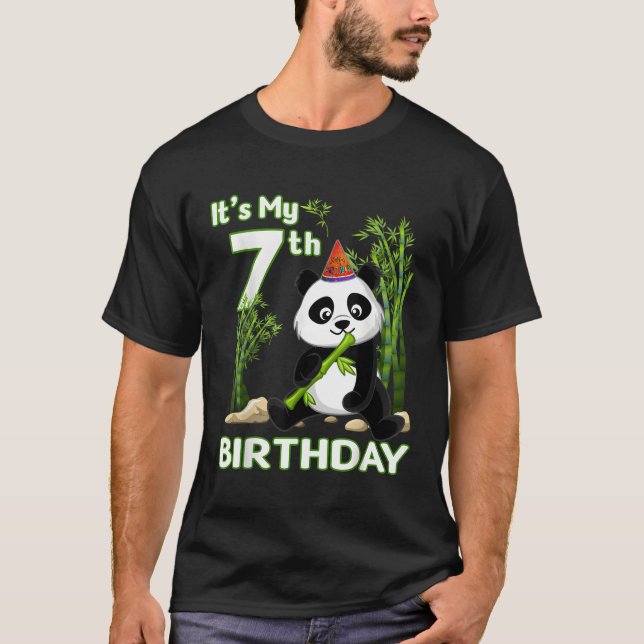 T-shirt 7E Panda Animal Py 7 Py (Devant)