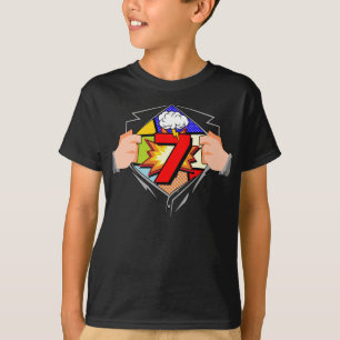 T-shirt 7ème Anniversaire comique