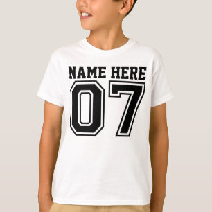 T-shirt 7ème Anniversaire (le nom de l'enfant