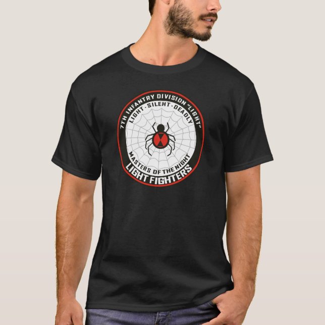 T-shirt 7ème Division d'infanterie (lumière) (Devant)