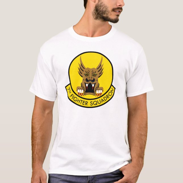 T-shirt 7ème L'ARMÉE DE L'AIR d'ESCADRON DE CHASSE (Devant)